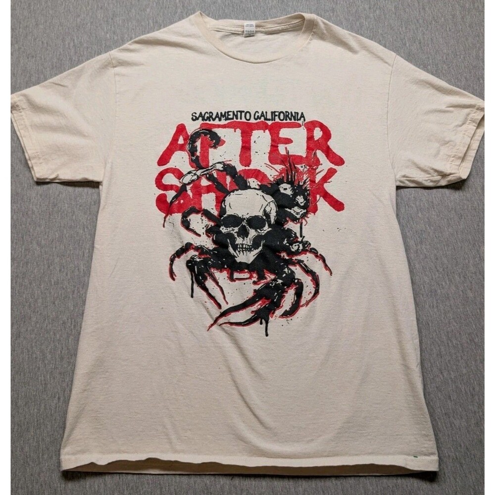 Aftershock Festival Sacramento CA Scorpion Skull Tee Sz Medium Slipknot